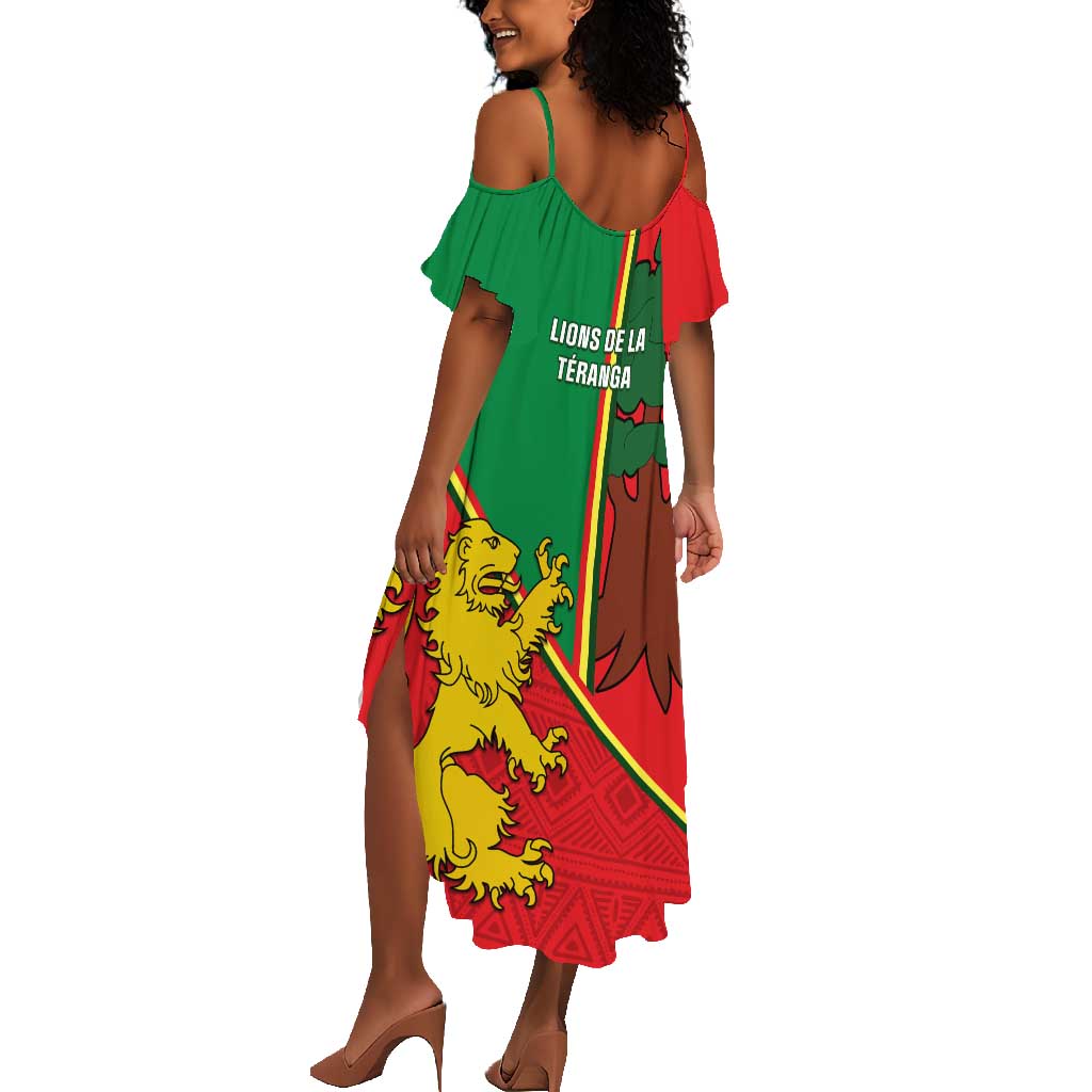 Senegal Football Summer Maxi Dress 2024 Go Champions Lions De La Teranga
