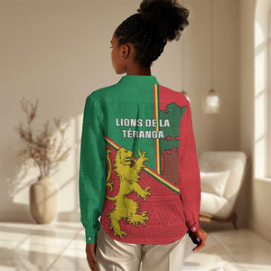 Senegal Football Women Casual Shirt 2024 Go Champions Lions De La Teranga LT14