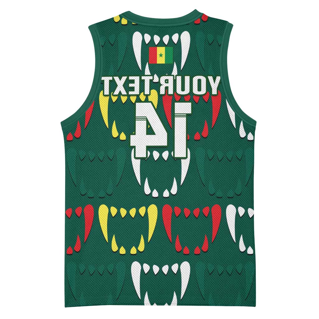 Custom Senegal Football Basketball Jersey 2024 Culture Pour Home Style - African Pride