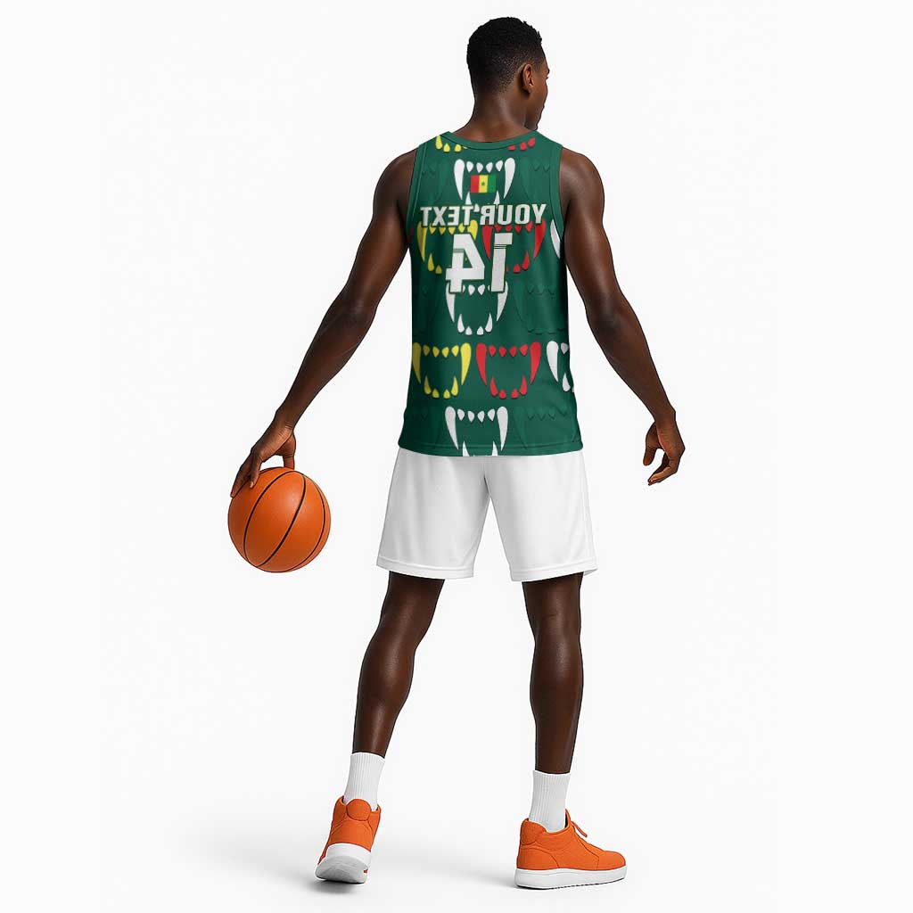 Custom Senegal Football Basketball Jersey 2024 Culture Pour Home Style - African Pride