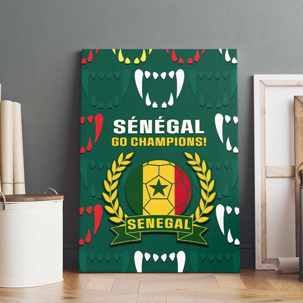 Senegal Football Canvas Wall Art 2024 Culture Pour Home Style
