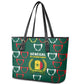 Senegal Football Leather Tote Bag 2024 Culture Pour Home Style