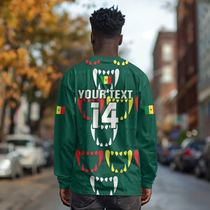 Custom Senegal Football Long Sleeve Shirt 2024 Culture Pour Home Style LT14