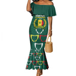 Custom Senegal Football Mermaid Dress 2024 Culture Pour Home Style