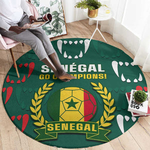 Senegal Football Round Carpet 2024 Culture Pour Home Style