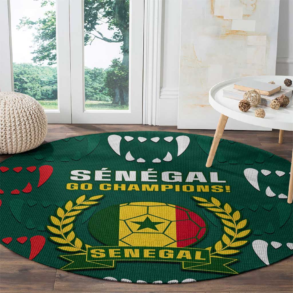 Senegal Football Round Carpet 2024 Culture Pour Home Style