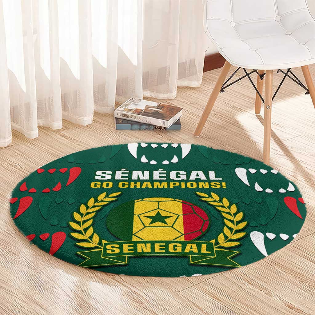Senegal Football Round Carpet 2024 Culture Pour Home Style