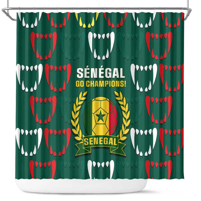 Senegal Football Shower Curtain 2024 Culture Pour Home Style