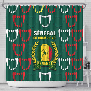 Senegal Football Shower Curtain 2024 Culture Pour Home Style