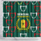 Senegal Football Shower Curtain 2024 Culture Pour Home Style