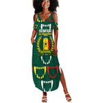 Custom Senegal Football Summer Maxi Dress 2024 Culture Pour Home Style