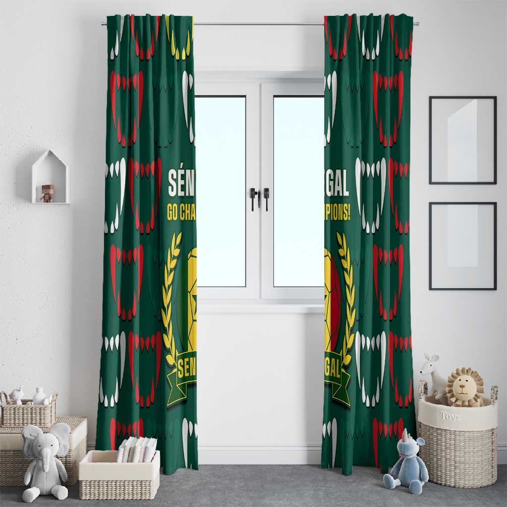 Senegal Football Window Curtain 2024 Culture Pour Home Style