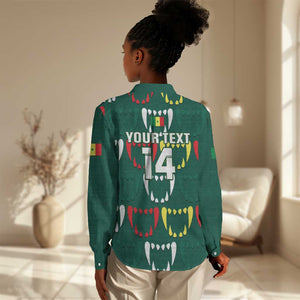 Custom Senegal Football Women Casual Shirt 2024 Culture Pour Home Style LT14