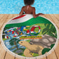 Seychelles National Day Beach Blanket 50 Years Anniversary Lendepandans Sesel