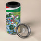 Seychelles National Day Personalized 4 in 1 Can Cooler Tumbler 50 Years Anniversary Lendepandans Sesel
