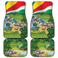 Seychelles National Day Personalized Car Mats 50 Years Anniversary Lendepandans Sesel