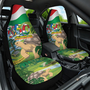 Seychelles National Day Car Seat Cover 50 Years Anniversary Lendepandans Sesel
