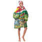 Seychelles National Day Personalized Kid Wearable Blanket Hoodie 50 Years Anniversary Lendepandans Sesel