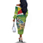 Seychelles National Day Personalized Off The Shoulder Long Sleeve Dress 50 Years Anniversary Lendepandans Sesel