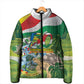 Seychelles National Day Personalized Padded Jacket 50 Years Anniversary Lendepandans Sesel