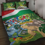 Seychelles National Day Quilt Bed Set 50 Years Anniversary Lendepandans Sesel