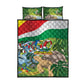 Seychelles National Day Quilt Bed Set 50 Years Anniversary Lendepandans Sesel