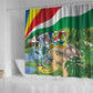 Seychelles National Day Shower Curtain 50 Years Anniversary Lendepandans Sesel