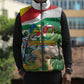 Seychelles National Day Personalized Sleeveless Puffer Jacket 50 Years Anniversary Lendepandans Sesel