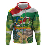 Seychelles National Day Personalized Zip Hoodie 50 Years Anniversary Lendepandans Sesel