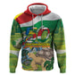 Seychelles National Day Personalized Zip Hoodie 50 Years Anniversary Lendepandans Sesel