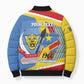 DR Congo Independence Day Personalized Bomber Puffer Jacket Congo-Kinshasa Coat Of Arms Style