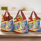 DR Congo Independence Day Grocery Bag Congo-Kinshasa Coat Of Arms Style