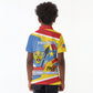 DR Congo Independence Day Personalized Kid Polo Shirt Congo-Kinshasa Coat Of Arms Style