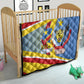 DR Congo Independence Day Quilt Congo-Kinshasa Coat Of Arms Style