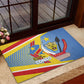 DR Congo Independence Day Rubber Doormat Congo-Kinshasa Coat Of Arms Style