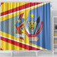 DR Congo Independence Day Shower Curtain Congo-Kinshasa Coat Of Arms Style