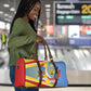 DR Congo Independence Day Travel Bag Congo-Kinshasa Coat Of Arms Style