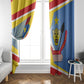 DR Congo Independence Day Window Curtain Congo-Kinshasa Coat Of Arms Style