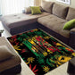 Jamaica Reggae Festival Area Rug One Love Rastafari Culture - African Pride