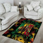 Jamaica Reggae Festival Area Rug One Love Rastafari Culture - African Pride