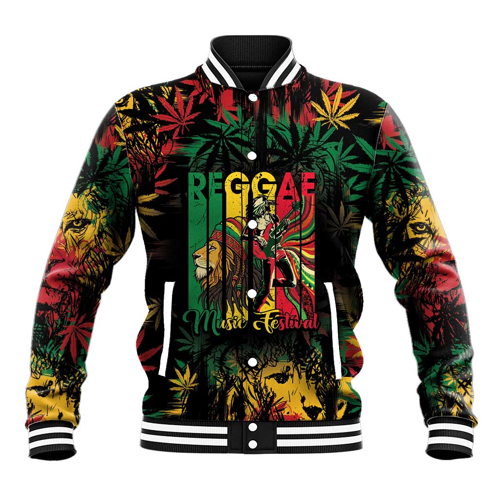 Jamaica Reggae Festival Baseball Jacket One Love Rastafari Culture - African Pride