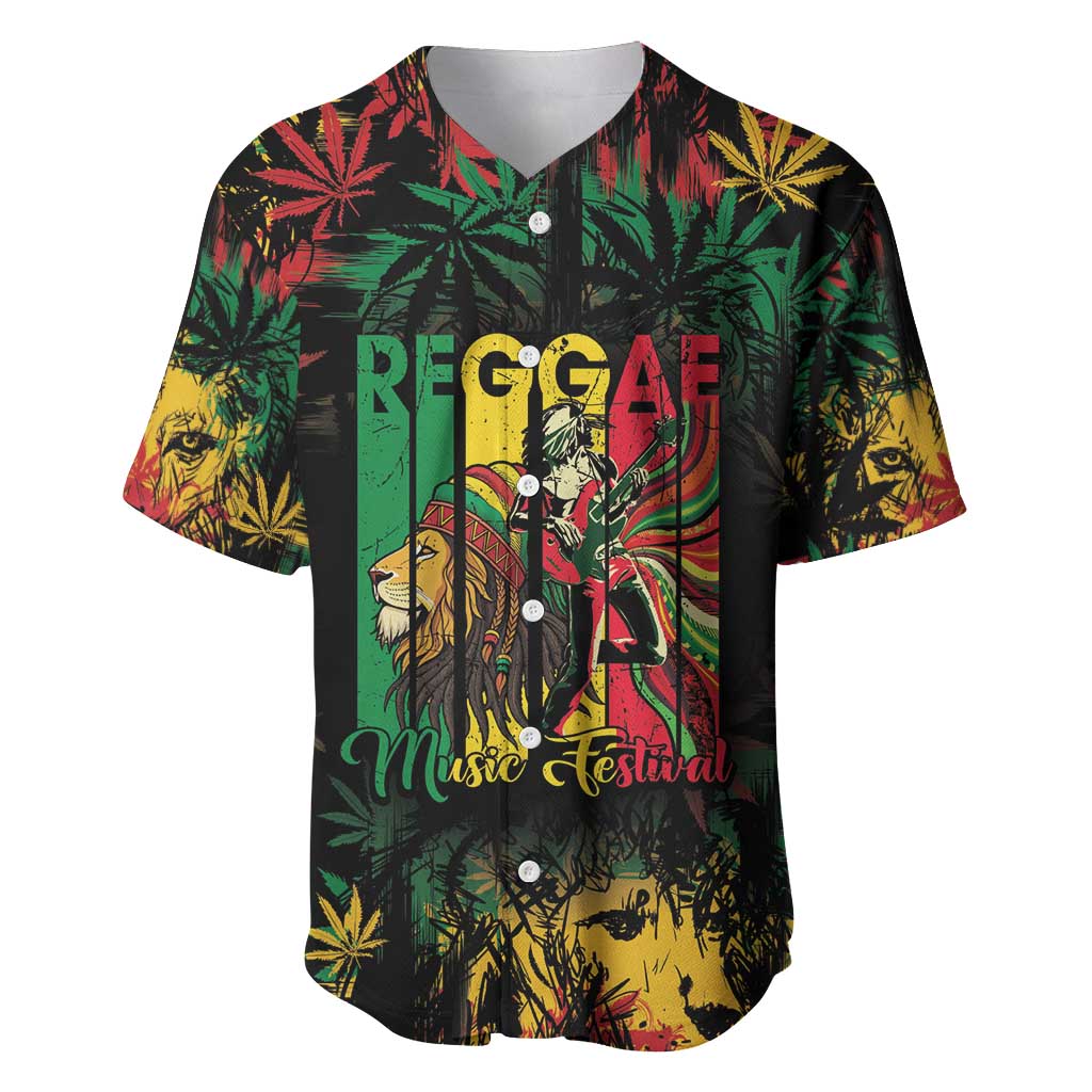 Jamaica Reggae Festival Baseball Jersey One Love Rastafari Culture - African Pride