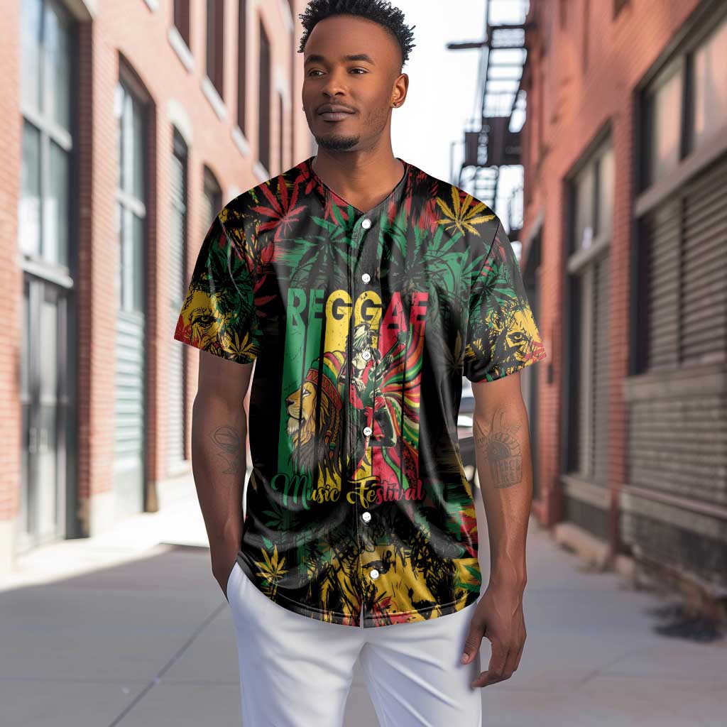 Jamaica Reggae Festival Baseball Jersey One Love Rastafari Culture - African Pride
