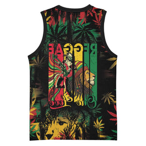 Jamaica Reggae Festival Basketball Jersey One Love Rastafari Culture - African Pride