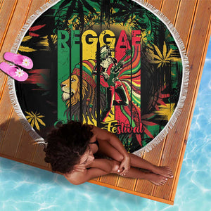 Jamaica Reggae Festival Beach Blanket One Love Rastafari Culture - African Pride