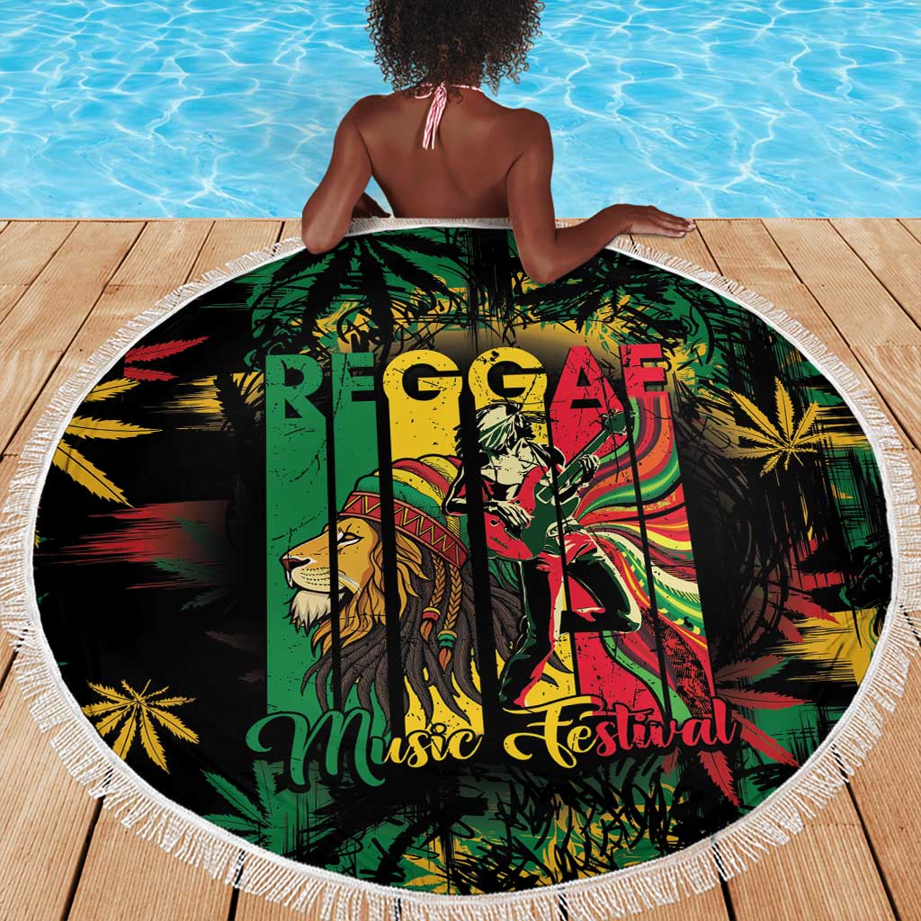 Jamaica Reggae Festival Beach Blanket One Love Rastafari Culture - African Pride
