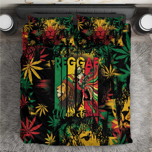 Jamaica Reggae Festival Bedding Set One Love Rastafari Culture - African Pride