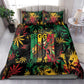 Jamaica Reggae Festival Bedding Set One Love Rastafari Culture - African Pride