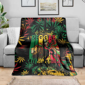Jamaica Reggae Festival Blanket One Love Rastafari Culture - African Pride