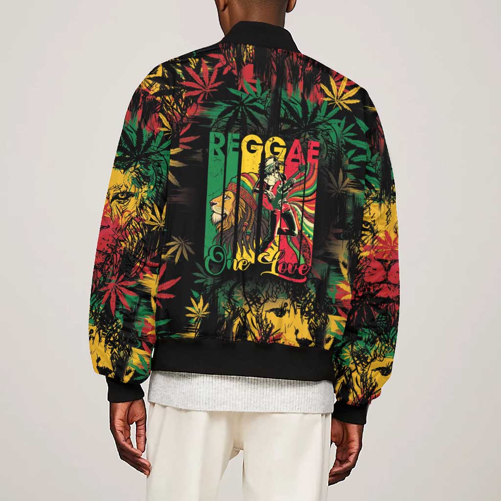 Jamaica Reggae Festival Bomber Jacket One Love Rastafari Culture - African Pride